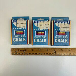 Vtg 90s Futura Dustless Chalk White Prop Collectible Incomplete Some Used‎ READ